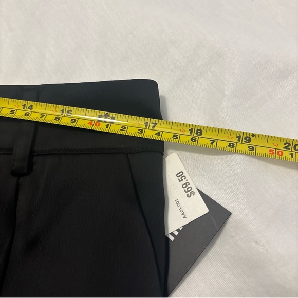 Bar III x Sofia Richie Black Satin High Waisted Wide-Leg Pants SZ 12 Dressy NWT - Picture 8 of 15